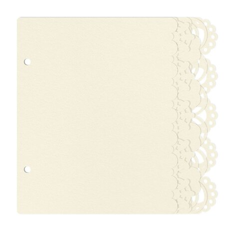 P13 Love and Lace Light Chipboard Embellishments 6x6 Inch Album Base (P13-LAL-57) P13 Love and Lace Light Chipboard Embellishments 6x6 Inch Album Base (P13-LAL-57)