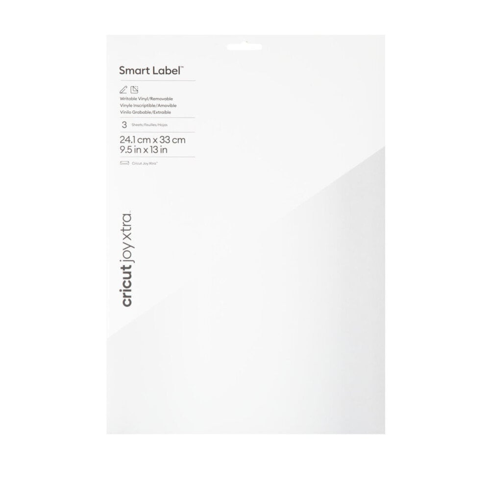 Papier étiquettes Smart Label Cricut Joy Xtra – 4 Feuilles