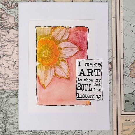 IndigoBlu Big Daffodil A6 Rubber Stamps (IND1270) IndigoBlu Big Daffodil A6 Rubber Stamps (IND1270)