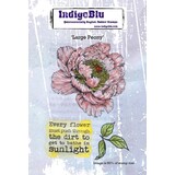 IndigoBlu Large Peony A6 Rubber Stamps (IND1273)
