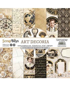ScrapBoys Art Decoria 6x6 Inch Paper Pad (SB-ARDE-09)