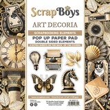 ScrapBoys Art Decoria 6x6 Inch Pop Up Paper Pad (SB-ARDE-11)
