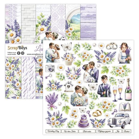 ScrapBoys Lavender Love 12x12 Inch Paper Pad (SB-LALO-08) ScrapBoys Lavender Love 12x12 Inch Paper Pad (SB-LALO-08)