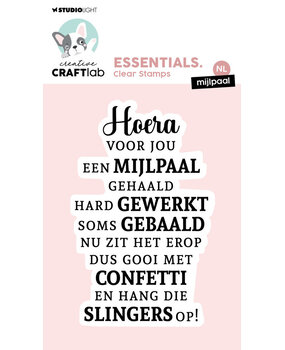 Creative Craftlab Essentials Clear Stamps Mijlpaal (CCL-ES-STAMP623) Creative Craftlab Essentials Clear Stamps Mijlpaal (CCL-ES-STAMP623)