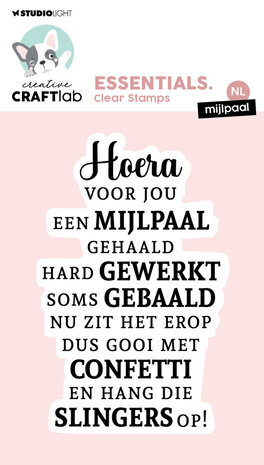 Creative Craftlab Essentials Clear Stamps Mijlpaal (CCL-ES-STAMP623) Creative Craftlab Essentials Clear Stamps Mijlpaal (CCL-ES-STAMP623)