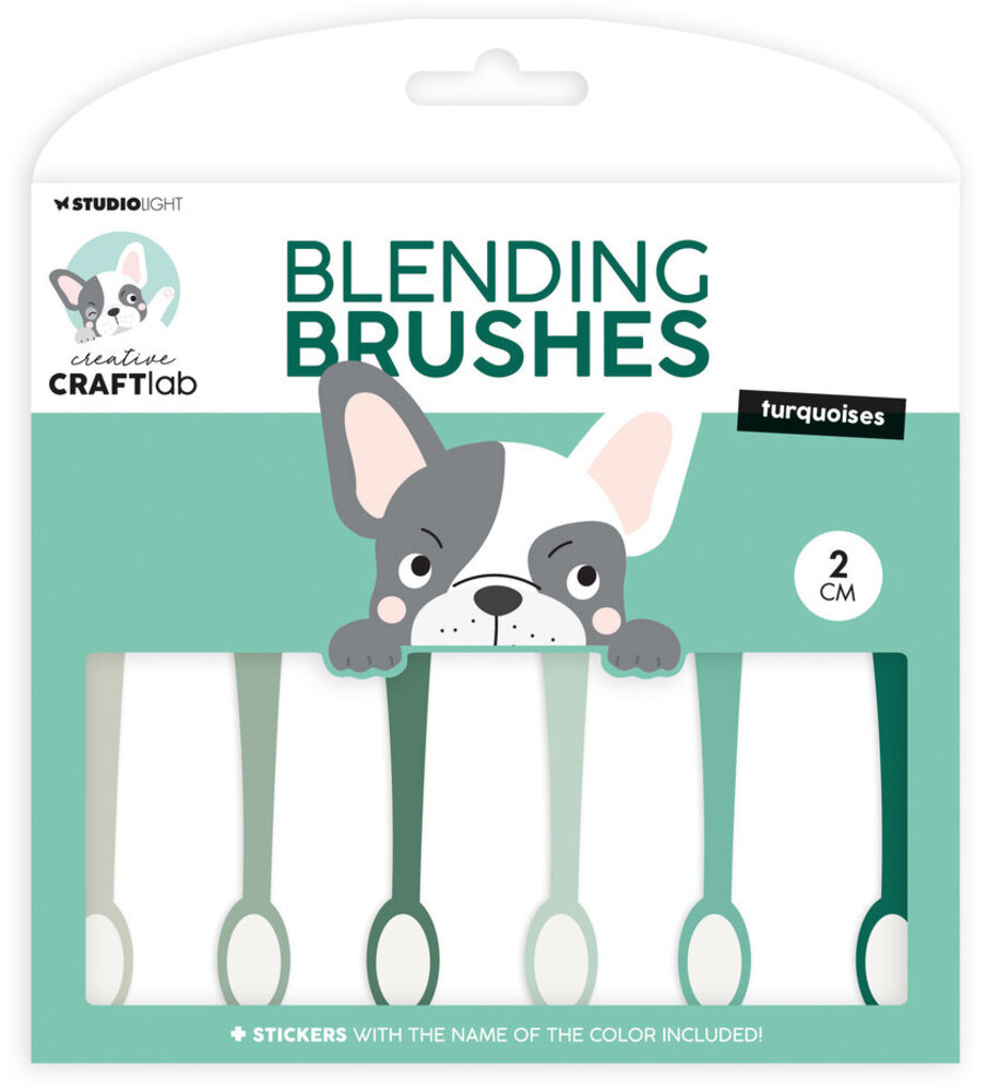 Creative Craftlab Blending Brushes Turquioses 2cm (CCL-ES-BBRU14) Creative Craftlab Blending Brushes Turquioses 2cm (CCL-ES-BBRU14)