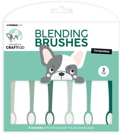 Creative Craftlab Blending Brushes Turquioses 2cm (CCL-ES-BBRU14) Creative Craftlab Blending Brushes Turquioses 2cm (CCL-ES-BBRU14)