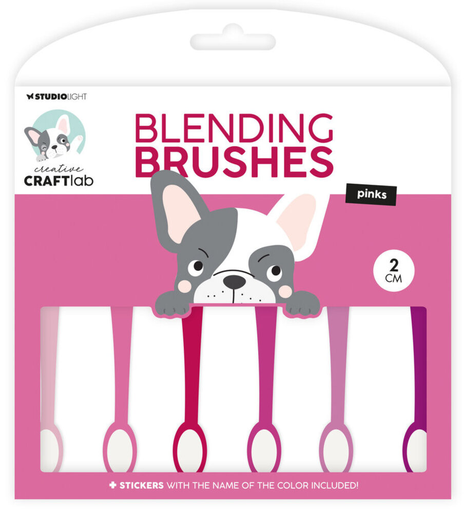 Creative Craftlab Blending Brushes Pinks 2cm (CCL-ES-BBRU15) Creative Craftlab Blending Brushes Pinks 2cm (CCL-ES-BBRU15)