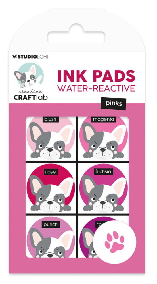 Creative Craftlab Water-Reactive Ink Pads Pinks (CCL-ES-INKP29) Creative Craftlab Water-Reactive Ink Pads Pinks (CCL-ES-INKP29)