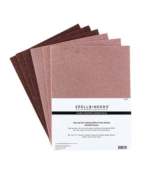 Spellbinders Pop-Up Die Cutting Glitter Foam Sheets Painted Desert (SCS-189) Spellbinders Pop-Up Die Cutting Glitter Foam Sheets Painted Desert (SCS-189)