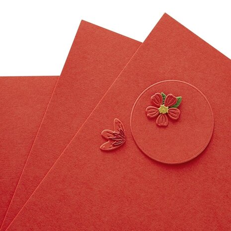 Spellbinders Color Essential Cardstock 8.5x11 Inch Poppy Field (CS-002) Spellbinders Color Essential Cardstock 8.5x11 Inch Poppy Field (CS-002)