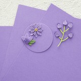 Spellbinders Color Essential Cardstock 8.5x11 Inch Lilac Blossom (CS-022)