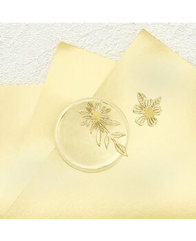 Spellbinders Mirror Cardstock 8.5x11 Inch Gold (SCS-118)