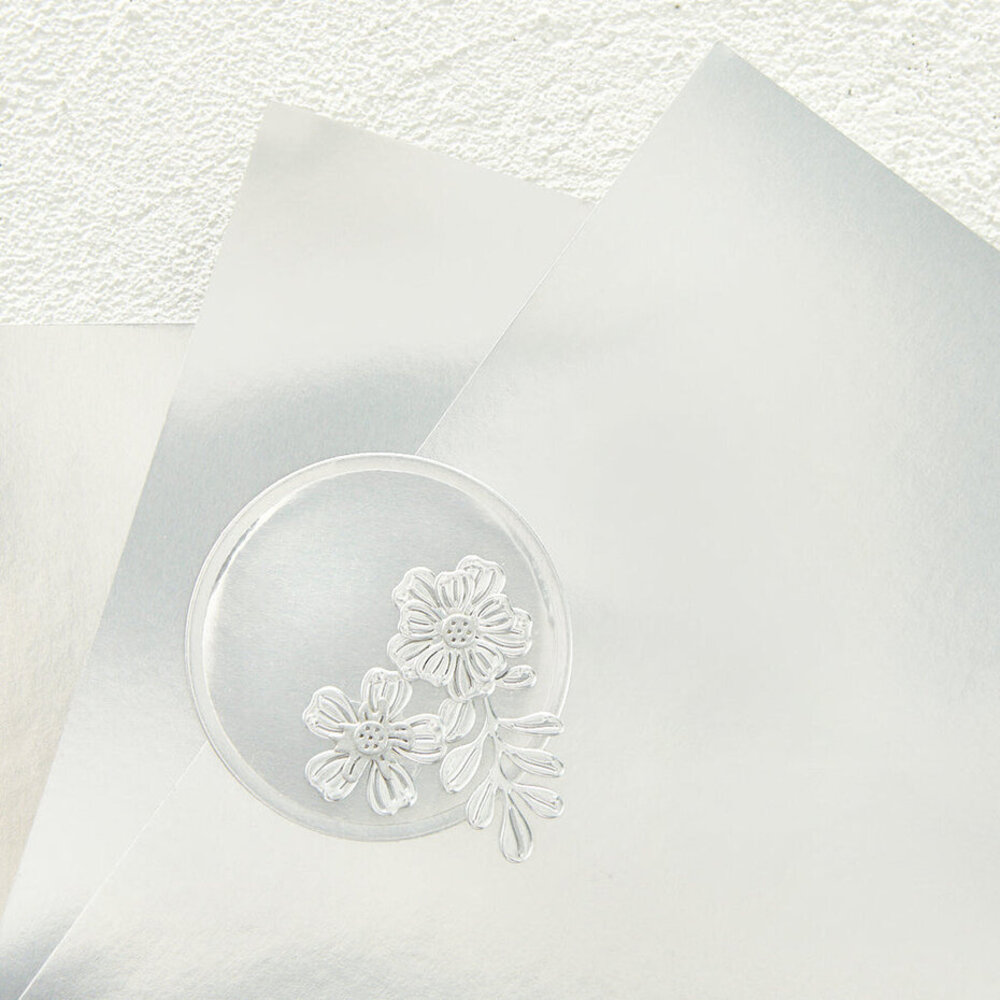 Spellbinders Mirror Cardstock 8.5x11 Inch Silver (SCS-124)