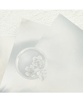 Spellbinders Mirror Cardstock 8.5x11 Inch Silver (SCS-124)