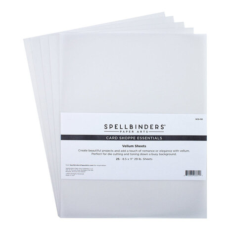 Spellbinders Vellum Sheets 8.5x11 Inch (SCS-151)