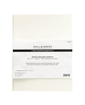 Spellbinders Glimmer Specialty Cardstock 8.5x11 Inch (10pcs) (SCS-152)