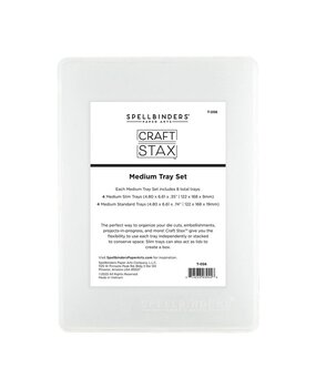 Spellbinders Craft Stax Medium Tray Set (T-056) Spellbinders Craft Stax Medium Tray Set (T-056)