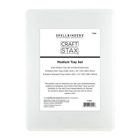 Spellbinders Craft Stax Medium Tray Set (T-056) Spellbinders Craft Stax Medium Tray Set (T-056)