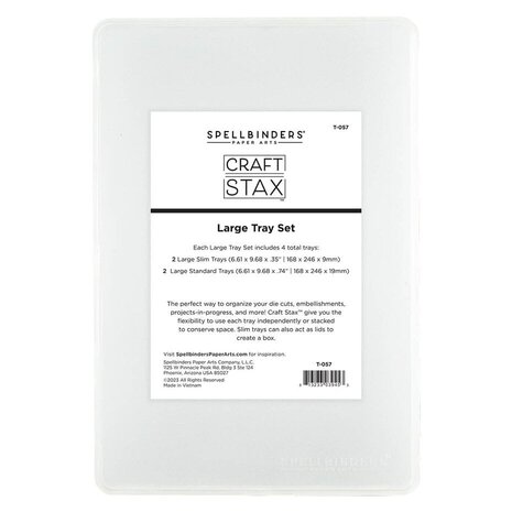 Spellbinders Craft Stax Large Tray Set (T-057) Spellbinders Craft Stax Large Tray Set (T-057)