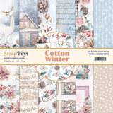 ScrapBoys Cotton Winter 12x12 Inch Paper Set (COWI-08)