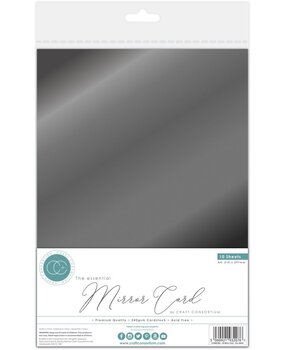 Craft Consortium The Essential Mirror Card A4 Gun Metal (CCEMC006) Craft Consortium The Essential Mirror Card A4 Gun Metal (CCEMC006)