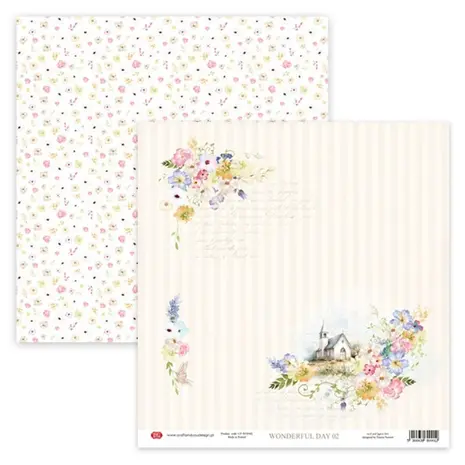 Craft & You Wonderful Day 12x12 Inch Paper Pack (6pcs) (CPS-WON30-6) Craft & You Wonderful Day 12x12 Inch Paper Pack (6pcs) (CPS-WON30-6)