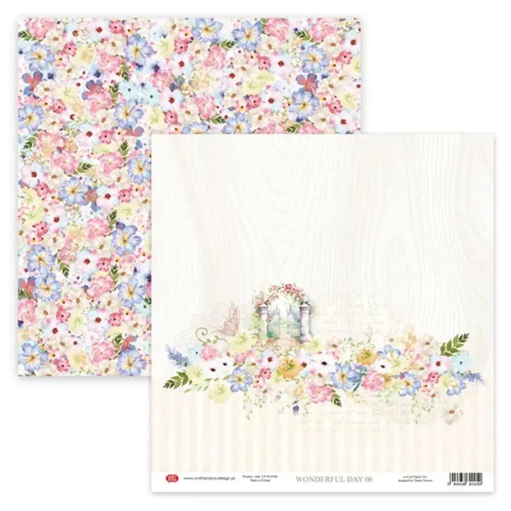 Craft & You Wonderful Day 12x12 Inch Paper Pack (6pcs) (CPS-WON30-6) Craft & You Wonderful Day 12x12 Inch Paper Pack (6pcs) (CPS-WON30-6)