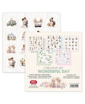 Craft & You Wonderful Day 12x12 Inch Creative Set (8pcs) (CSET-WON-8) Craft & You Wonderful Day 12x12 Inch Creative Set (8pcs) (CSET-WON-8)