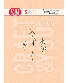 Craft & You Clear Stamp Leaves Veins (CS037) Craft & You Clear Stamp Leaves Veins (CS037)