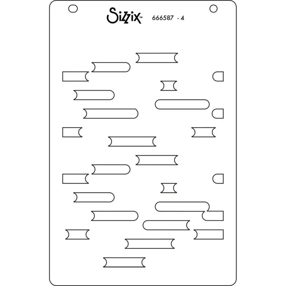 Sizzix Layered Stencils Downtown (666587)