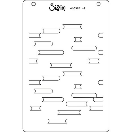 Sizzix Layered Stencils Downtown (666587)