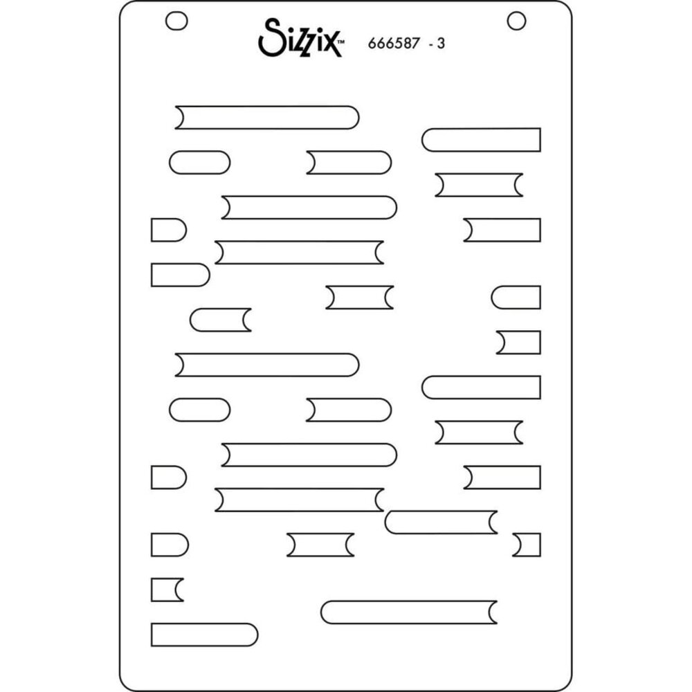 Sizzix Layered Stencils Downtown (666587)