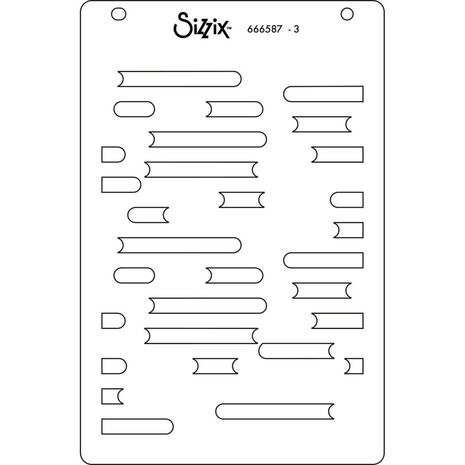 Sizzix Layered Stencils Downtown (666587)