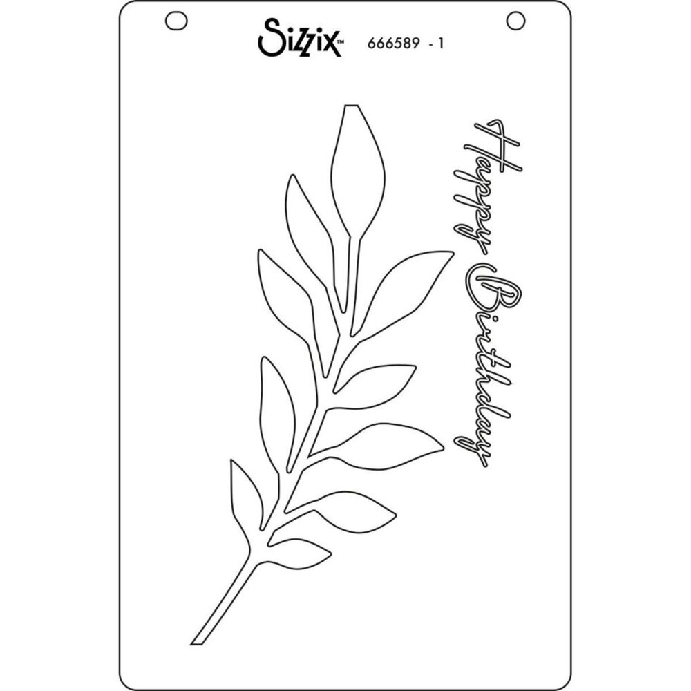 Sizzix Layered Stencils Frond (666589) Sizzix Layered Stencils Frond (666589)