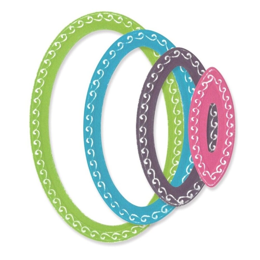 Sizzix Framelits Die Set Clare Classic Ovals (666551) Sizzix Framelits Die Set Clare Classic Ovals (666551)