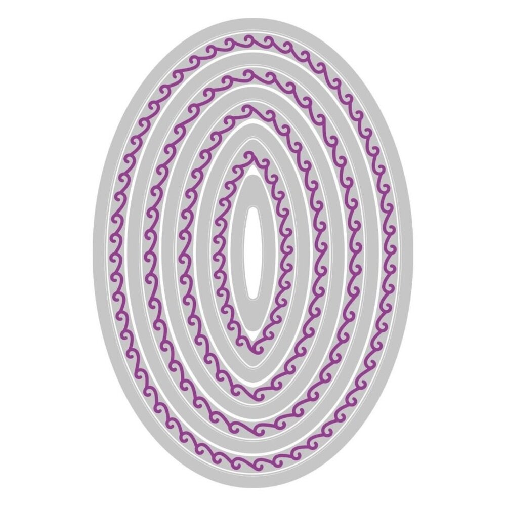 Sizzix Framelits Die Set Clare Classic Ovals (666551) Sizzix Framelits Die Set Clare Classic Ovals (666551)