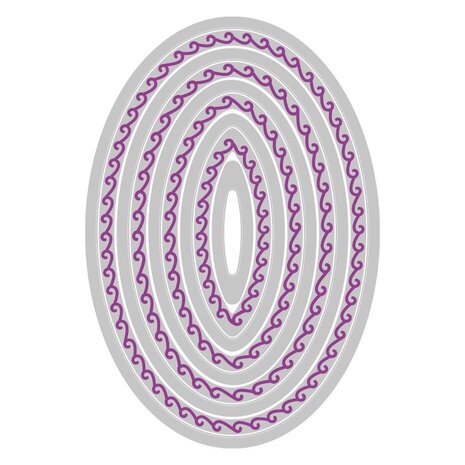 Sizzix Framelits Die Set Clare Classic Ovals (666551) Sizzix Framelits Die Set Clare Classic Ovals (666551)