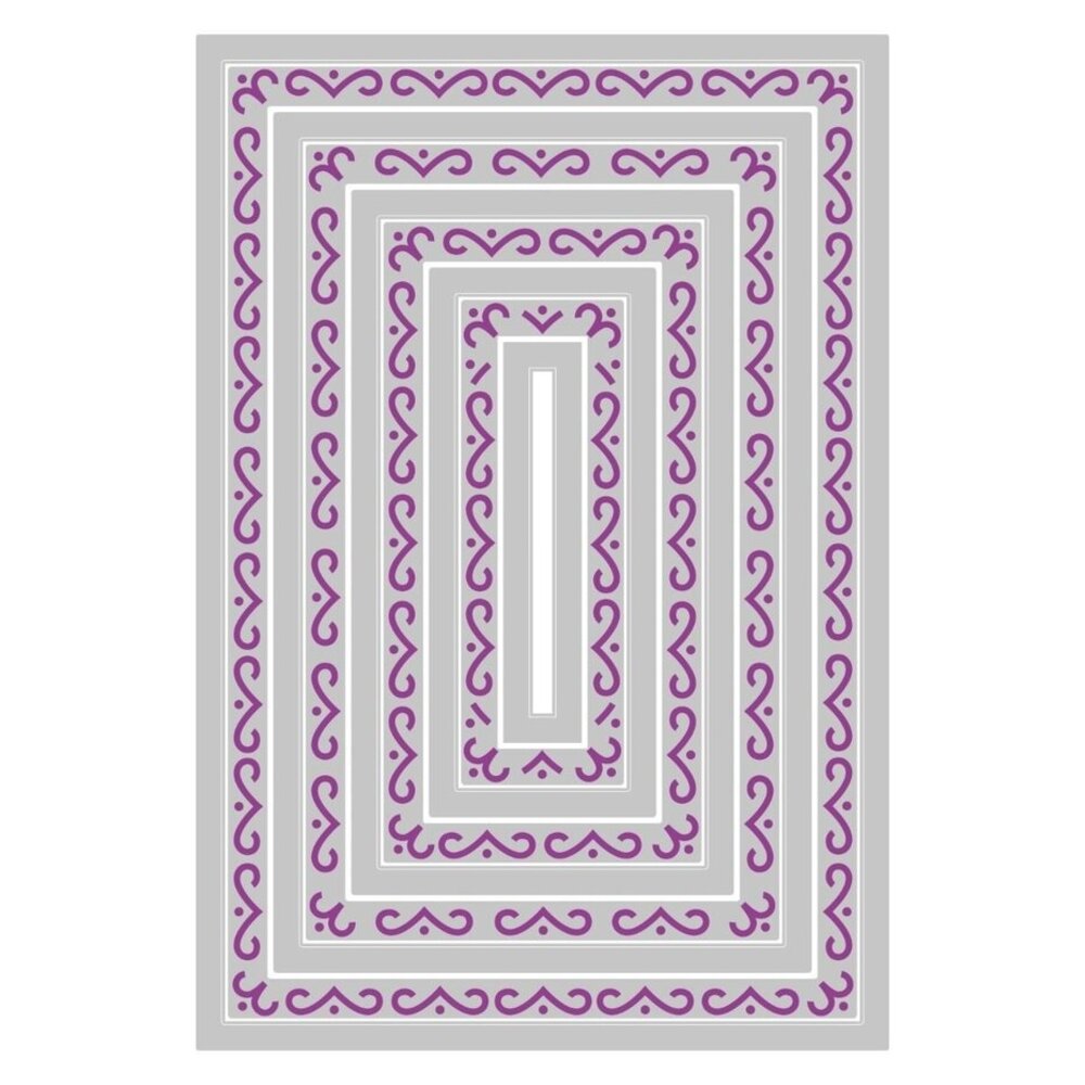 Sizzix Framelits Die Set Renee Deco Rectangles (666553)