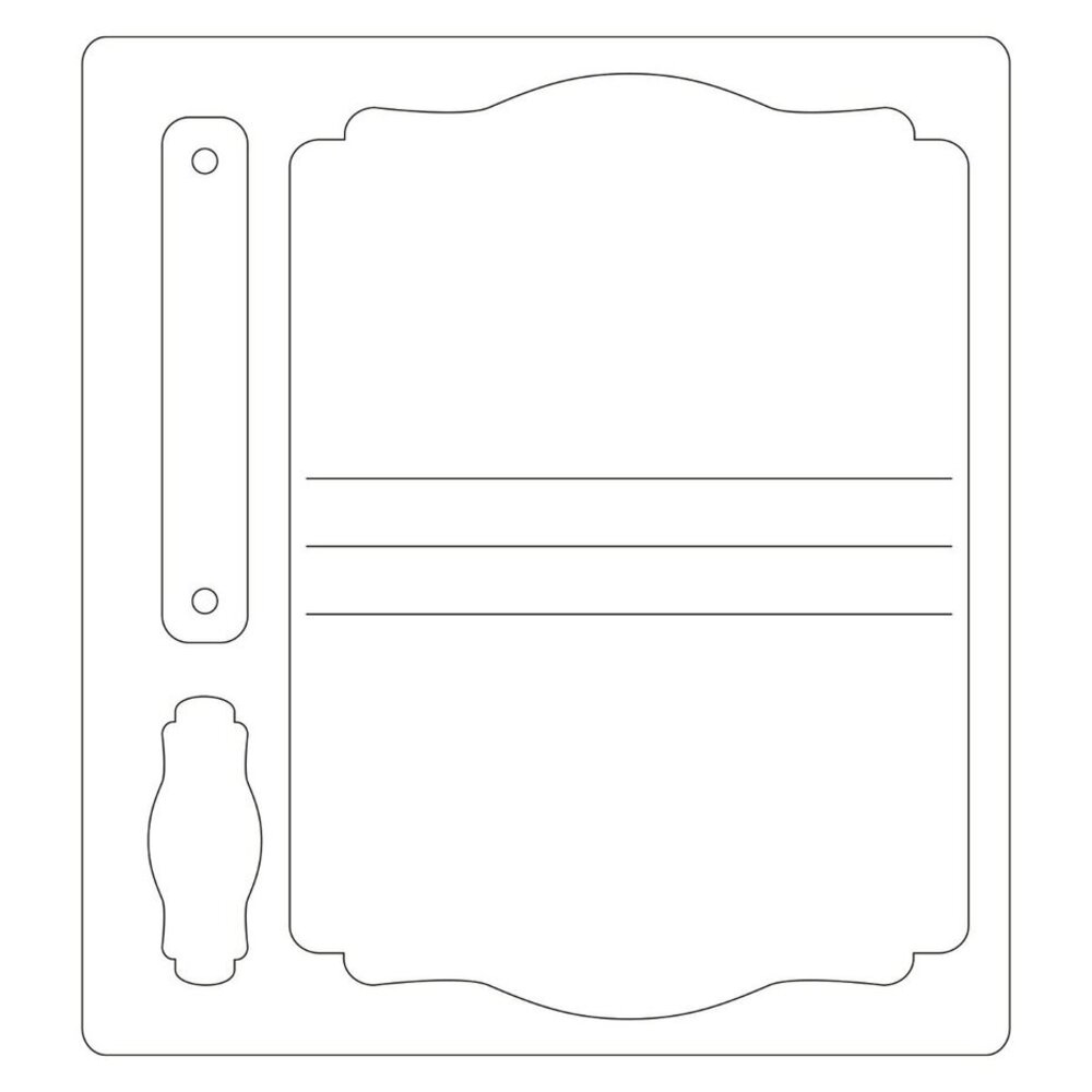 Sizzix ScoreBoards Die Mini Book (666497)