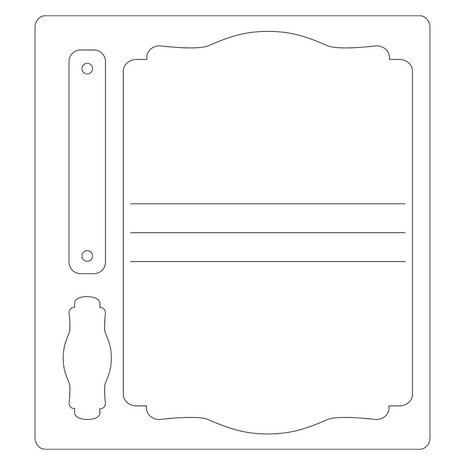 Sizzix ScoreBoards Die Mini Book (666497)