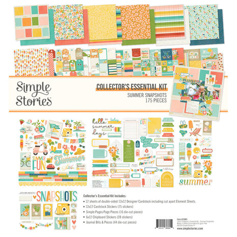 Simple Stories Summer Snapshots 12x12 Inch Collector's Essential Kit (22001) Simple Stories Summer Snapshots 12x12 Inch Collector's Essential Kit (22001)