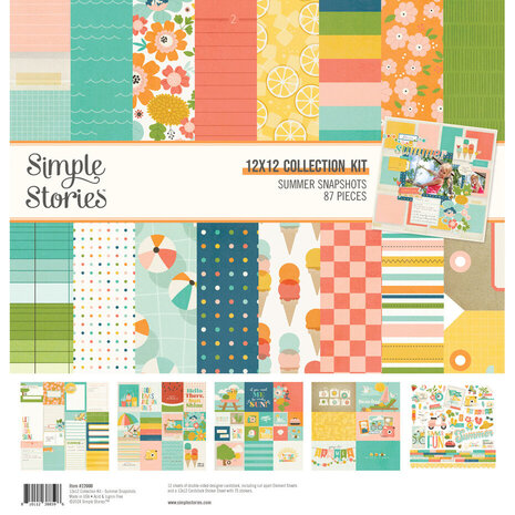 Simple Stories Summer Snapshots 12x12 Inch Collector's Essential Kit (22001) Simple Stories Summer Snapshots 12x12 Inch Collector's Essential Kit (22001)