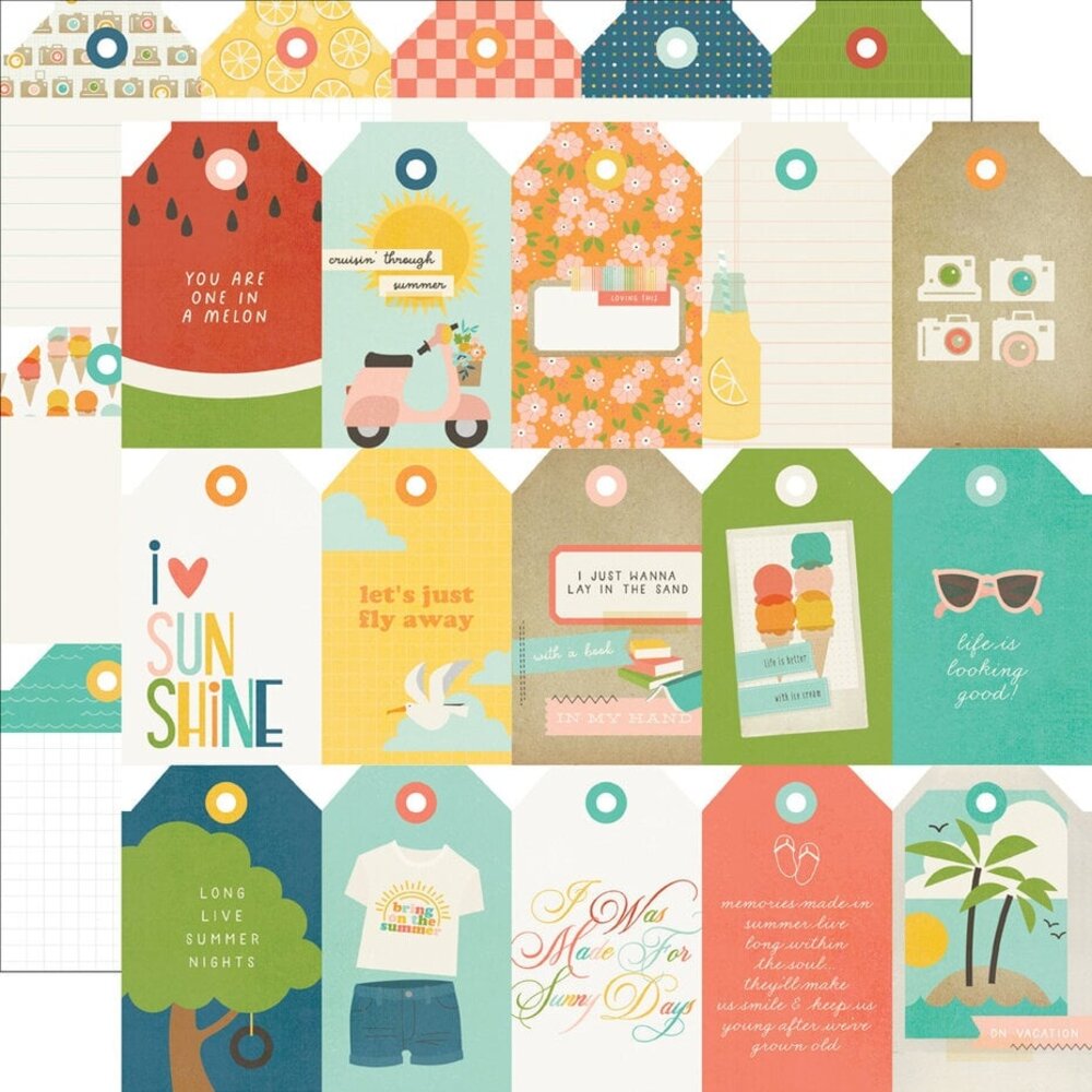 Simple Stories Summer Snapshots 12x12 Inch Collection Kit (22000) Simple Stories Summer Snapshots 12x12 Inch Collection Kit (22000)
