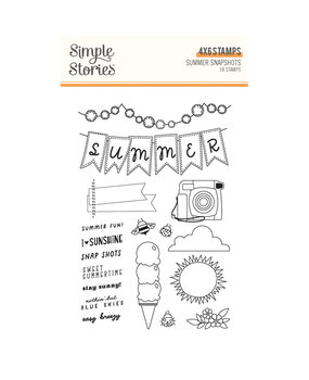 Simple Stories Summer Snapshots Clear Stamps (22016) Simple Stories Summer Snapshots Clear Stamps (22016)