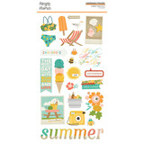 Simple Stories Summer Snapshots Chipboard Stickers (22017)