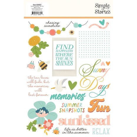 Simple Stories Summer Snapshots Rub Ons (22022)