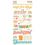 Simple Stories Summer Snapshots Foam Stickers (22026)