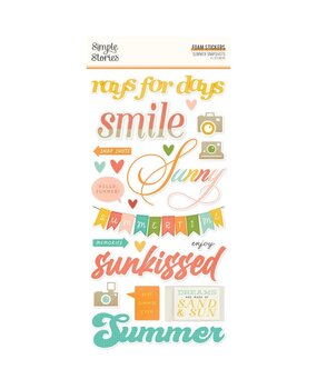 Simple Stories Summer Snapshots Foam Stickers (22026) Simple Stories Summer Snapshots Foam Stickers (22026)