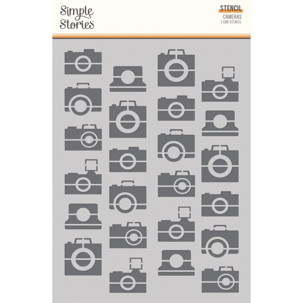 Simple Stories Summer Snapshots Stencil Cameras (22030) Simple Stories Summer Snapshots Stencil Cameras (22030)